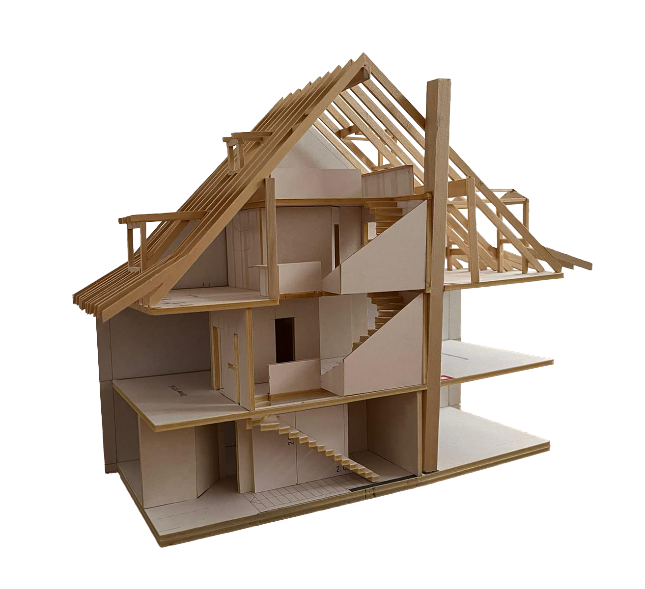 Modell 1:50, Projekt Rheinfelden - Umbau einer Wohnung.